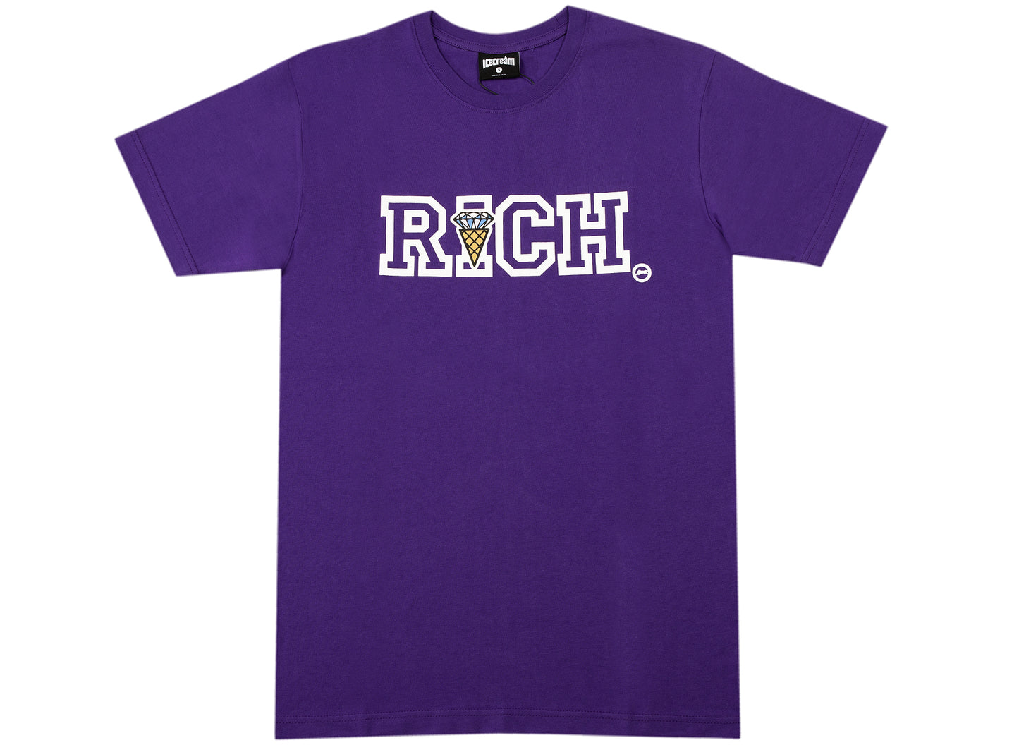 Ice Cream Richer Kurzarm-T-Shirt in Violett