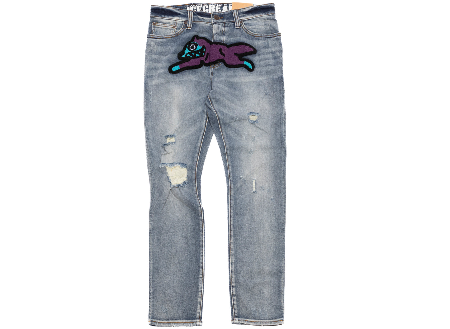 Ice Cream Running Fog Jeans in Medium Blue Wash