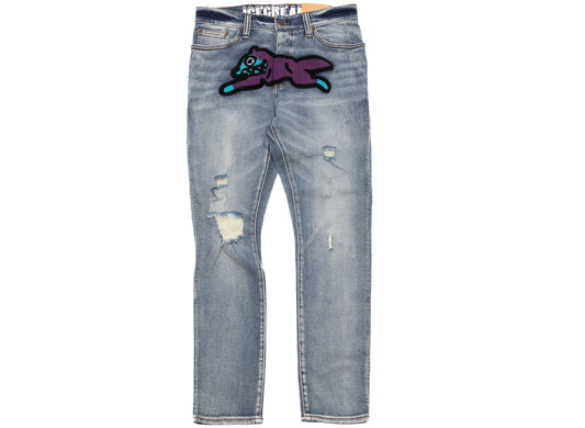 Ice Cream Running Fog Jeans in Medium Blue Wash