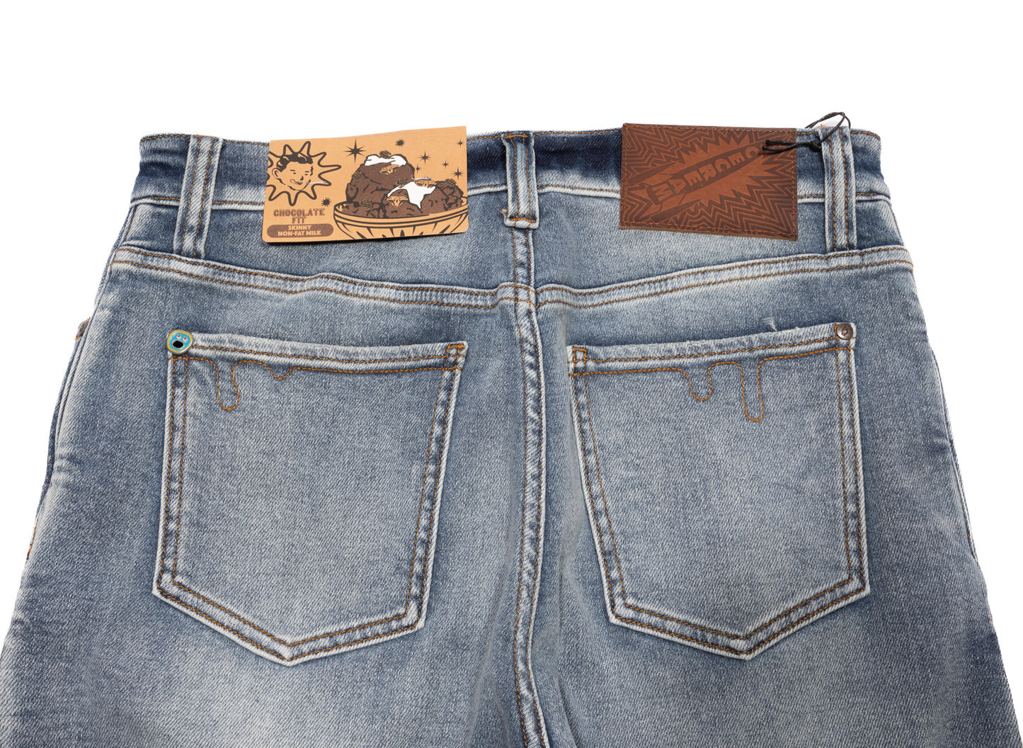 Ice Cream Running Fog Jeans in Medium Blue Wash