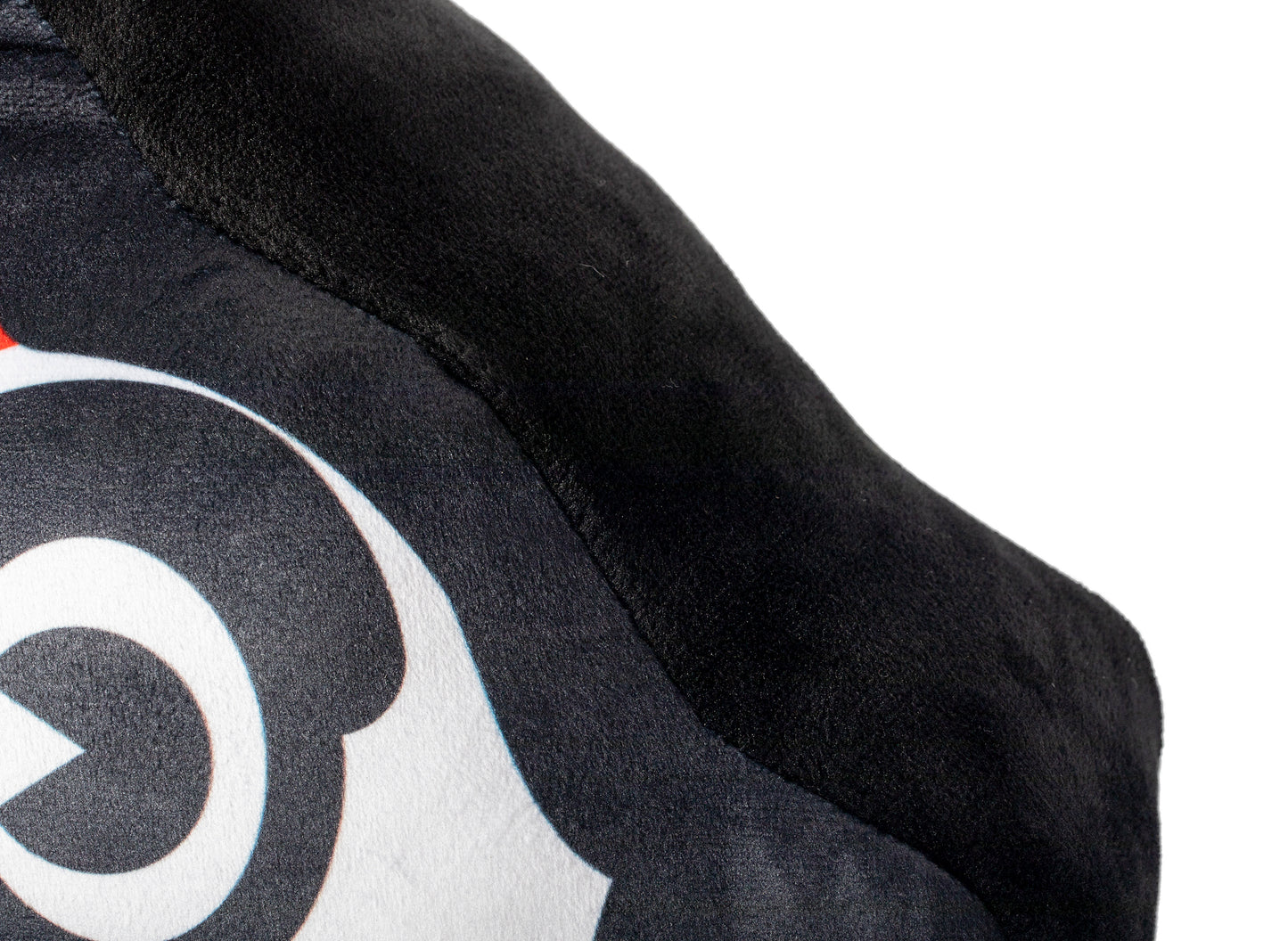 Ice Cream Striped Bass Pillow in White