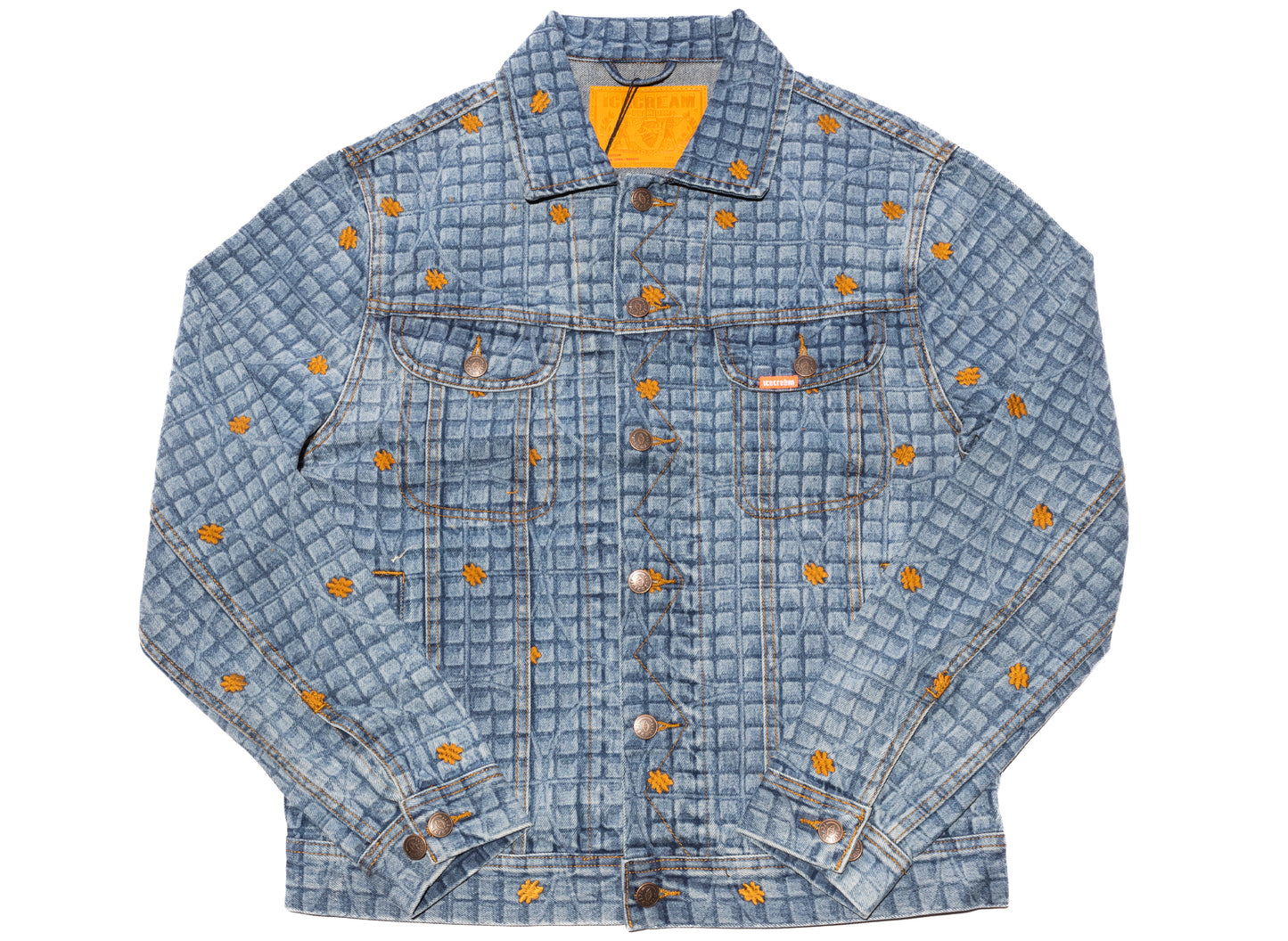Eiscreme-Arbeitsjeansjacke