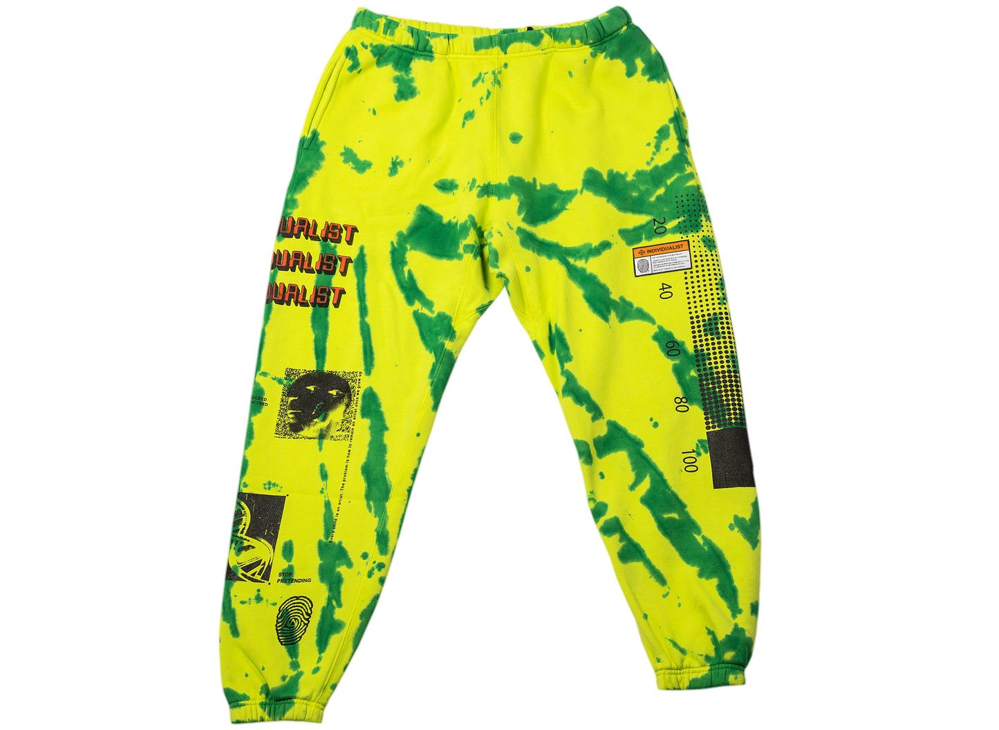 INDVLST Tie Dye Fleece Pants