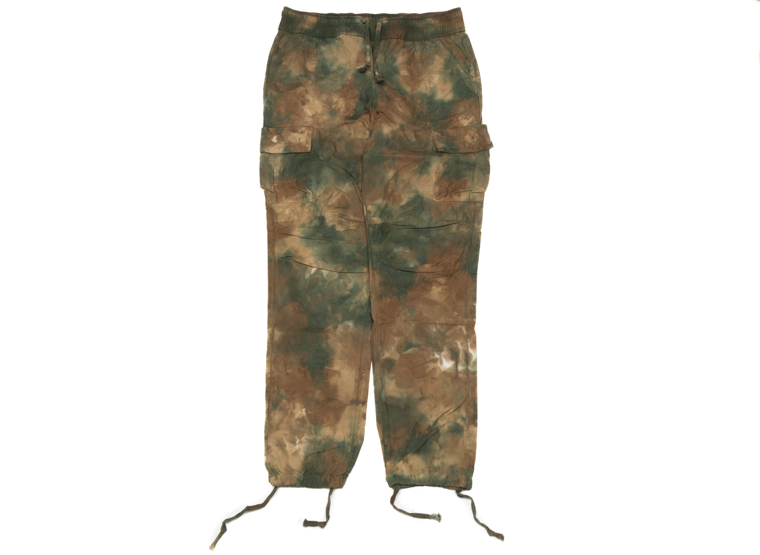 John Elliott Camo Cargo Pants back sateen