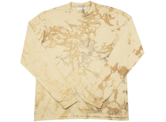 John Elliott Long Sleeve University Tee in Fossil
