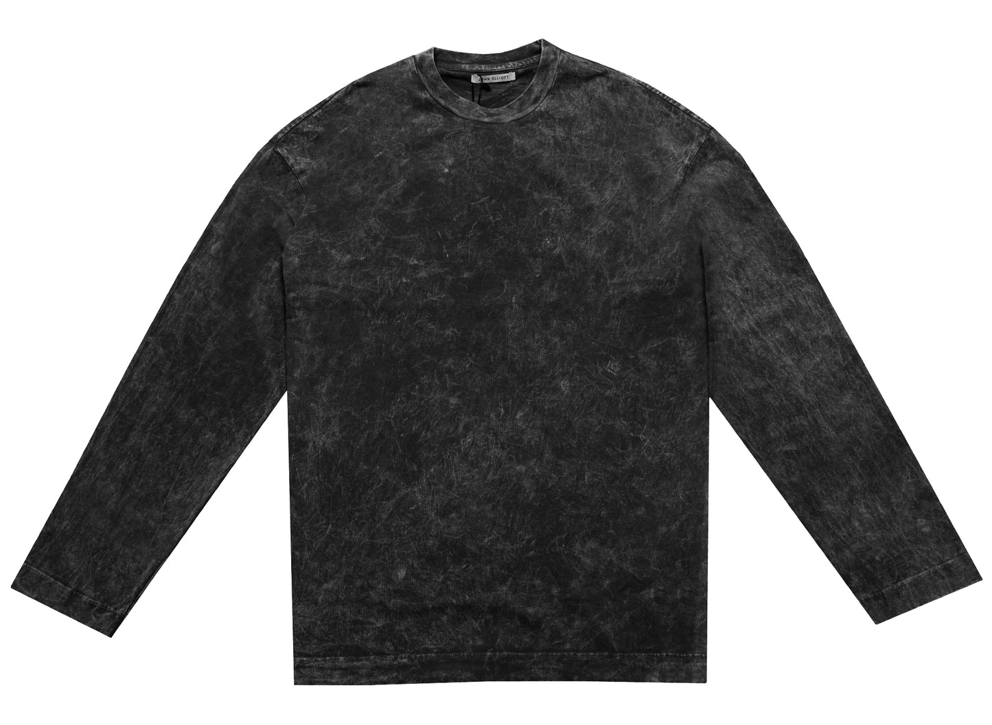 John Elliott Mineral Wash L/S Tee in Black
