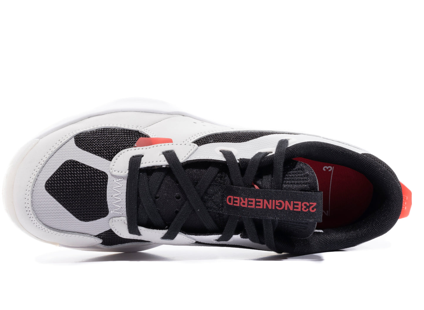 Jordan Air 200E in Summit White / University Red / Black / White - view 4