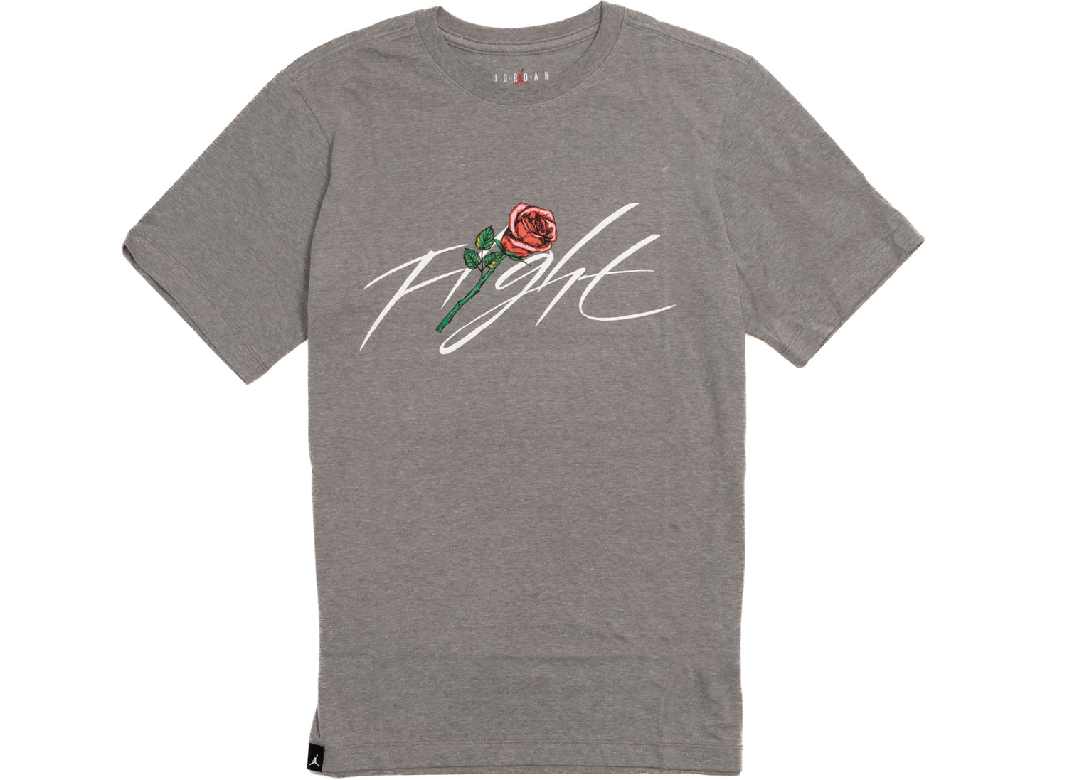 Jordan Brand Sorry S/S Crew Tee in Carbon Heather