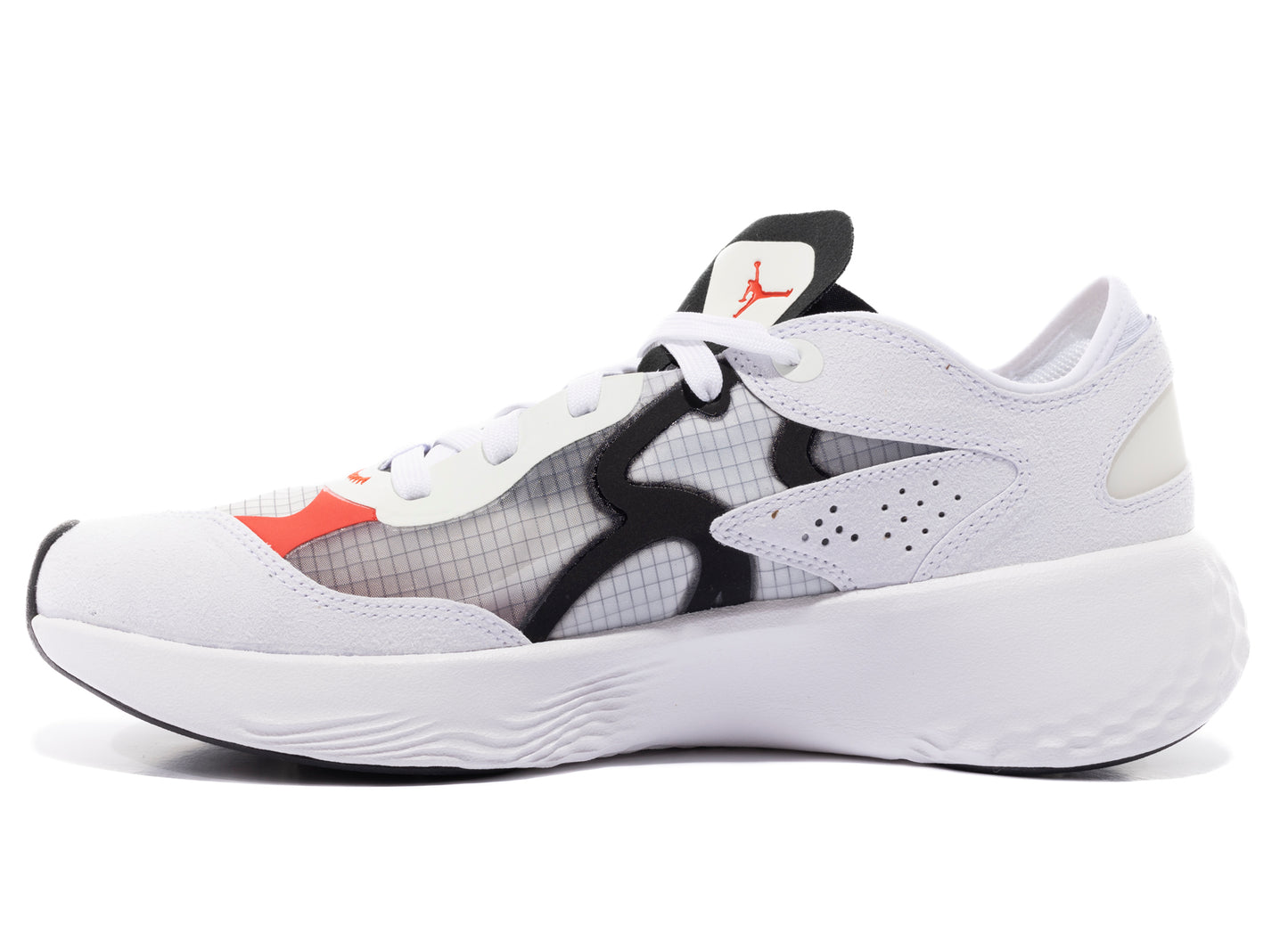 Jordan Delta 3 Low in White / Chile Red / Black - view 3