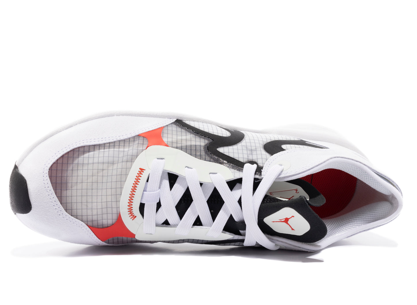 Jordan Delta 3 Low in White / Chile Red / Black - view 4