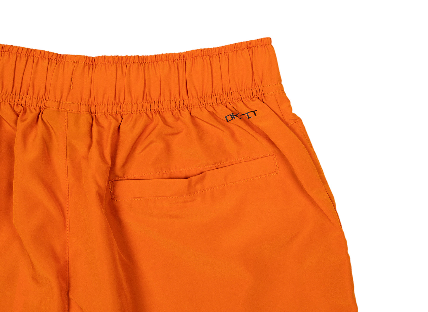 Jordan Dri-Fit Zion Shorts in Campfire Orange / Black