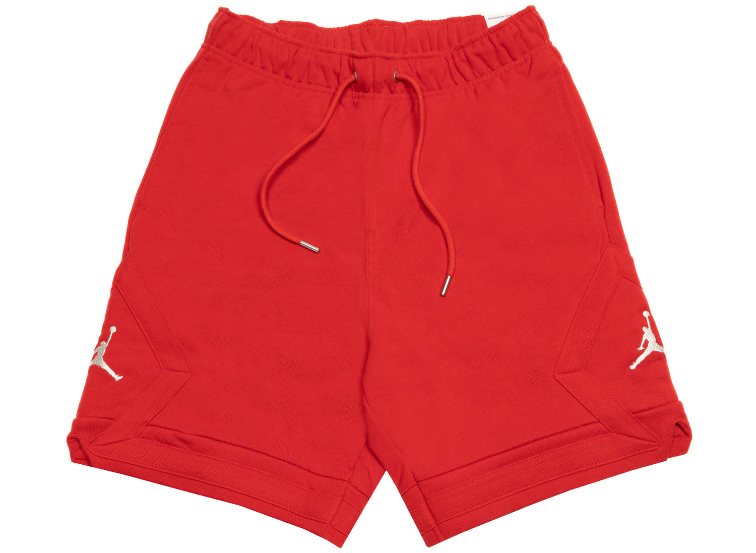 Jordan Essentials Fleece Shorts in Fire Red / Sail