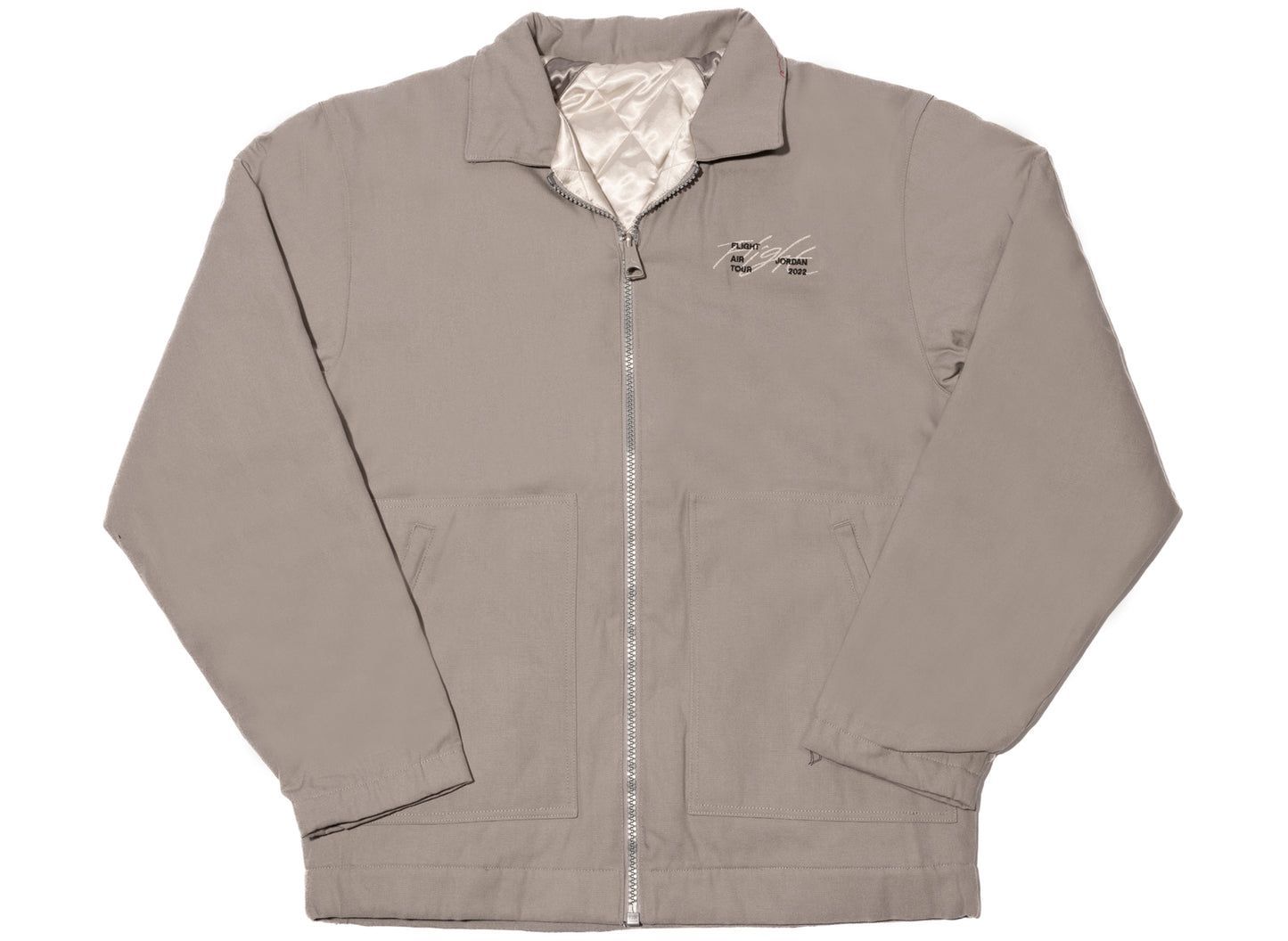 Jordan Flight Heritage Jacket in Enigma Stone / Light Orewood Brown