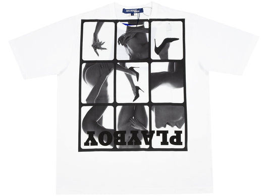 Junya Watanabe MAN x Comme des Garçons Graphic Tee in White / Black