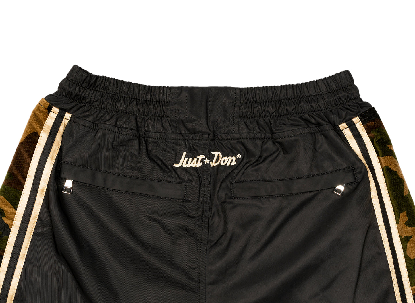 Just Don Bermuda Shorts in Black / Brown