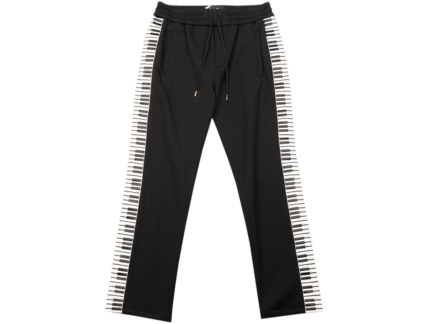 Just Don Keyboard Trousers in Black / White