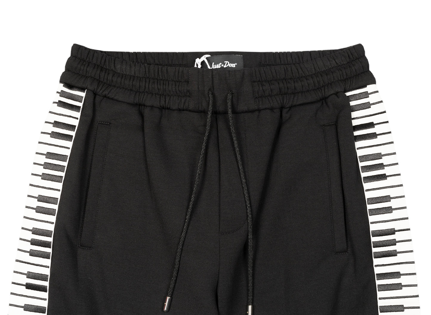 Just Don Keyboard Trousers in Black / White