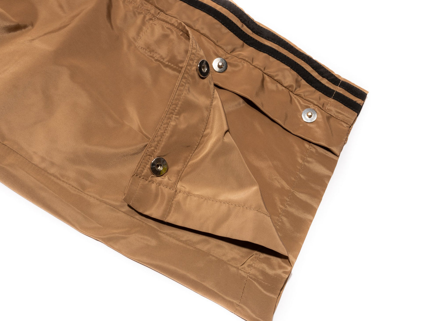 Just Don Polyester Trousers in Brown / Black