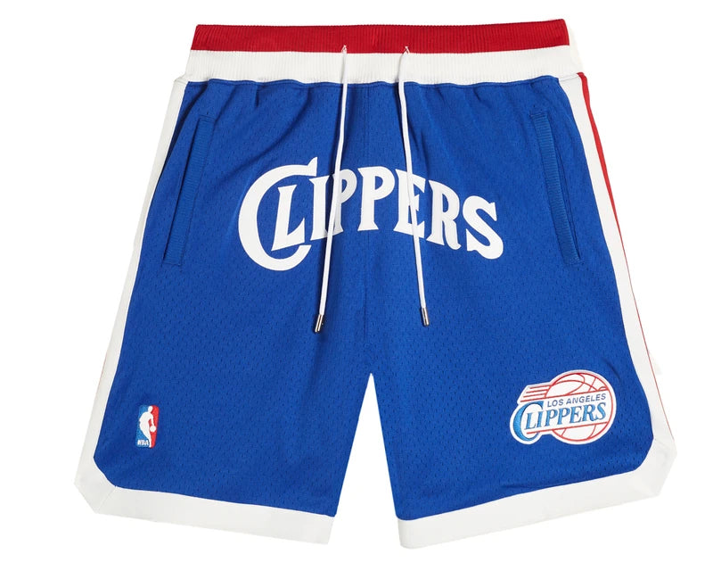 Just Don x Mitchell and Ness shorts clásicos Clippers 1984