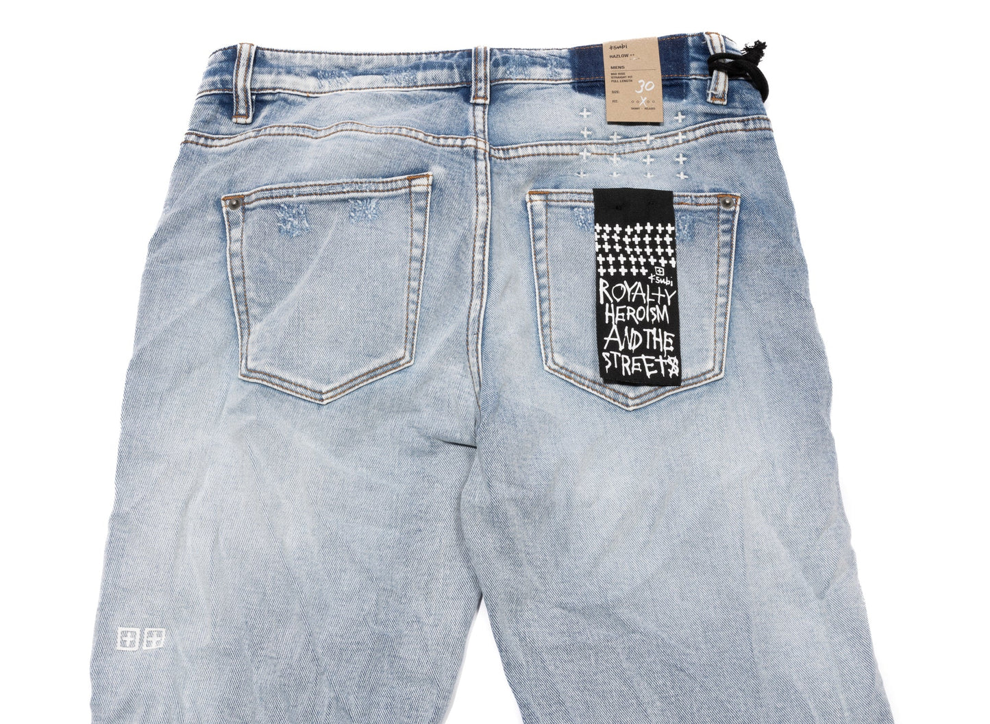 Ksubi Hazlow City High Trashed Jeans in Denim