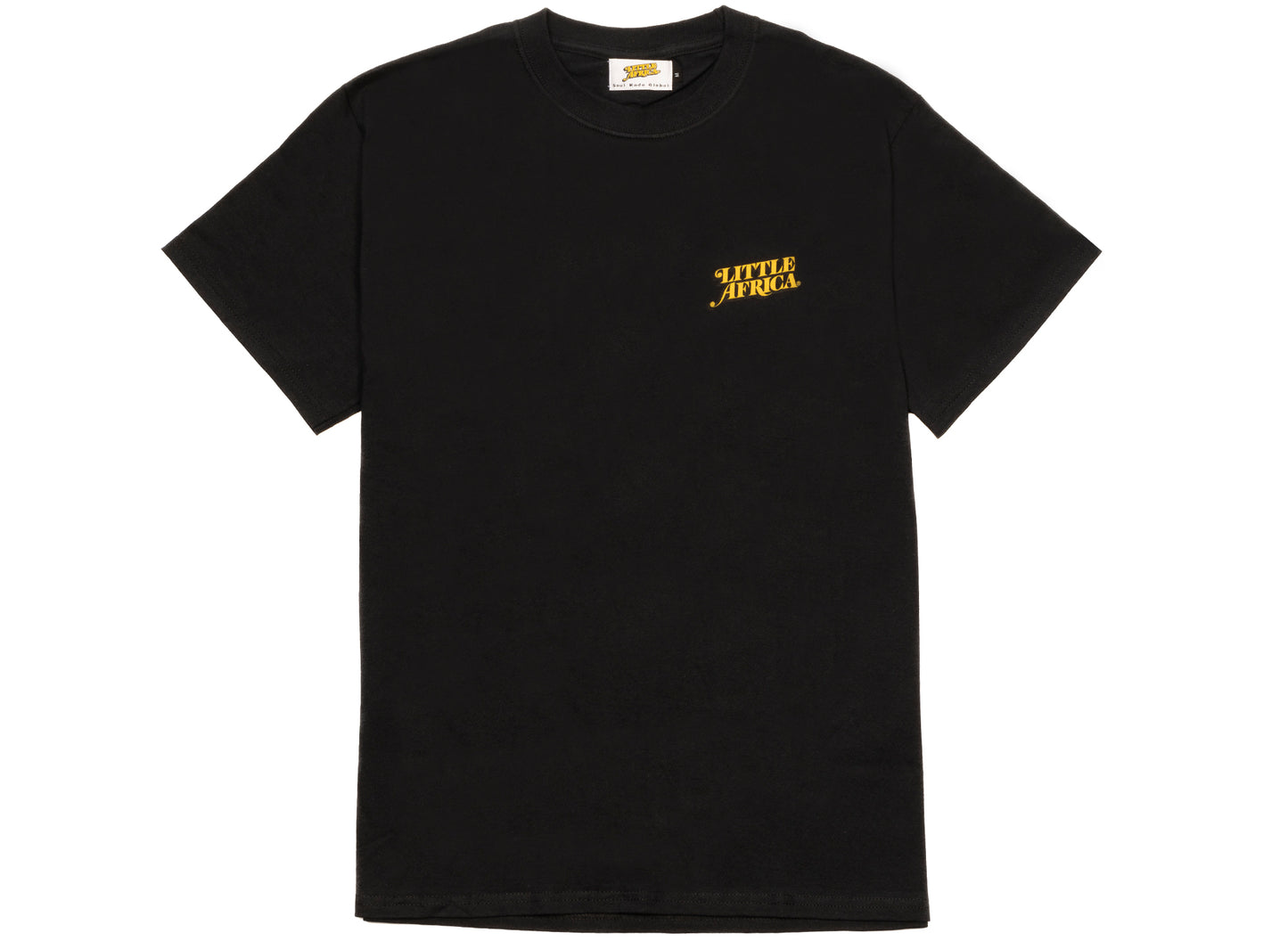 Little Africa Trademark Logo Tee in Black