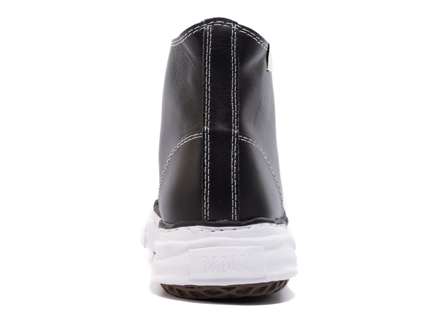 Maison Mihara Yasuhiro High Top Lace Up Sneaker in Black - view 2