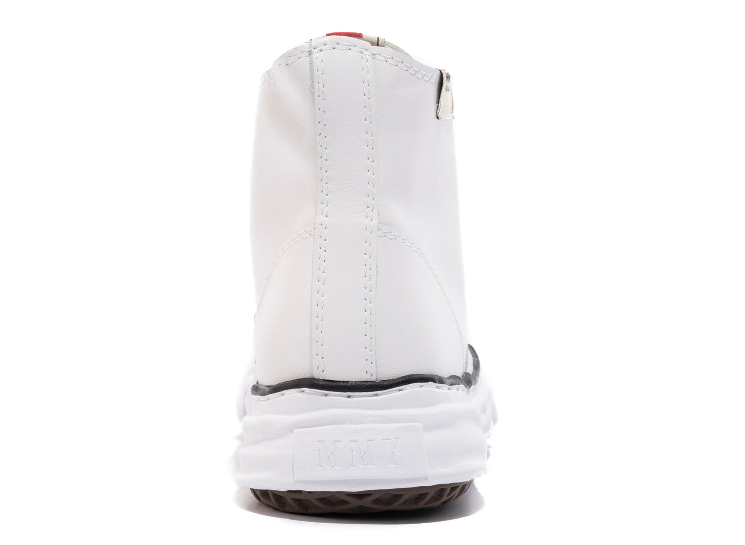 Maison Mihara Yasuhiro High Top Lace Up Sneaker in White - view 2