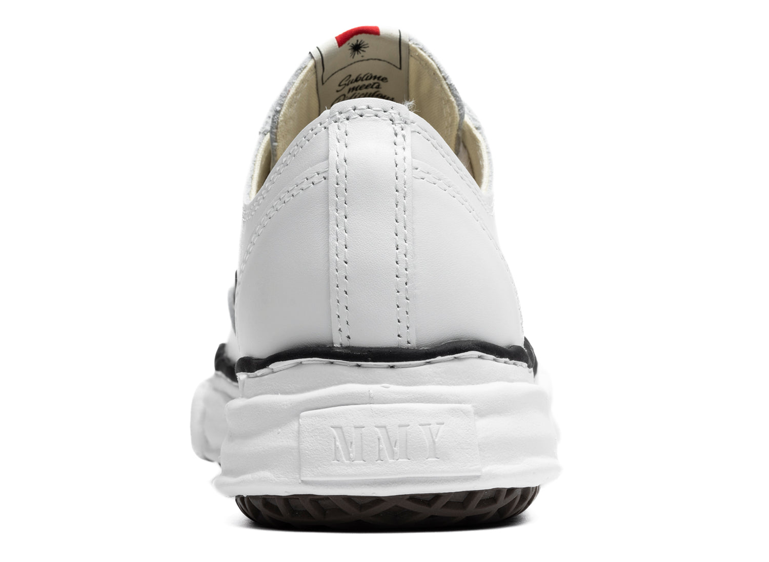 Maison Mihara Yasuhiro Low Top Lace Up Sneaker in White - view 2