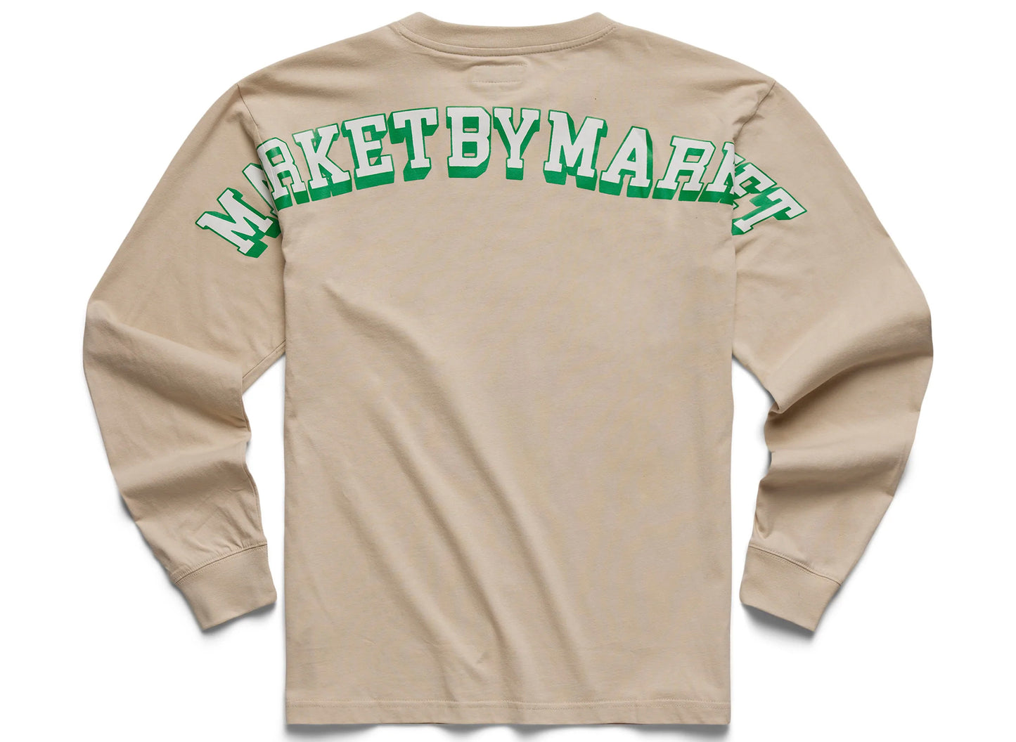 Market Mental Attitude L/S Tee in Khaki - view 2