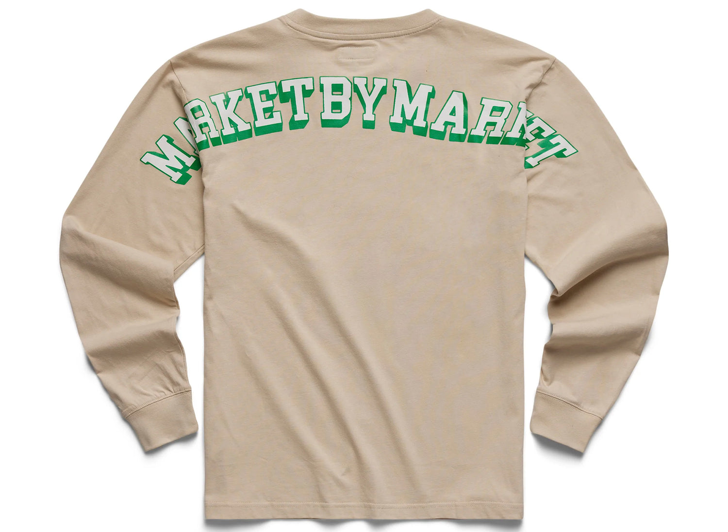 Market Mental Attitude L/S Tee in Khaki - view 2