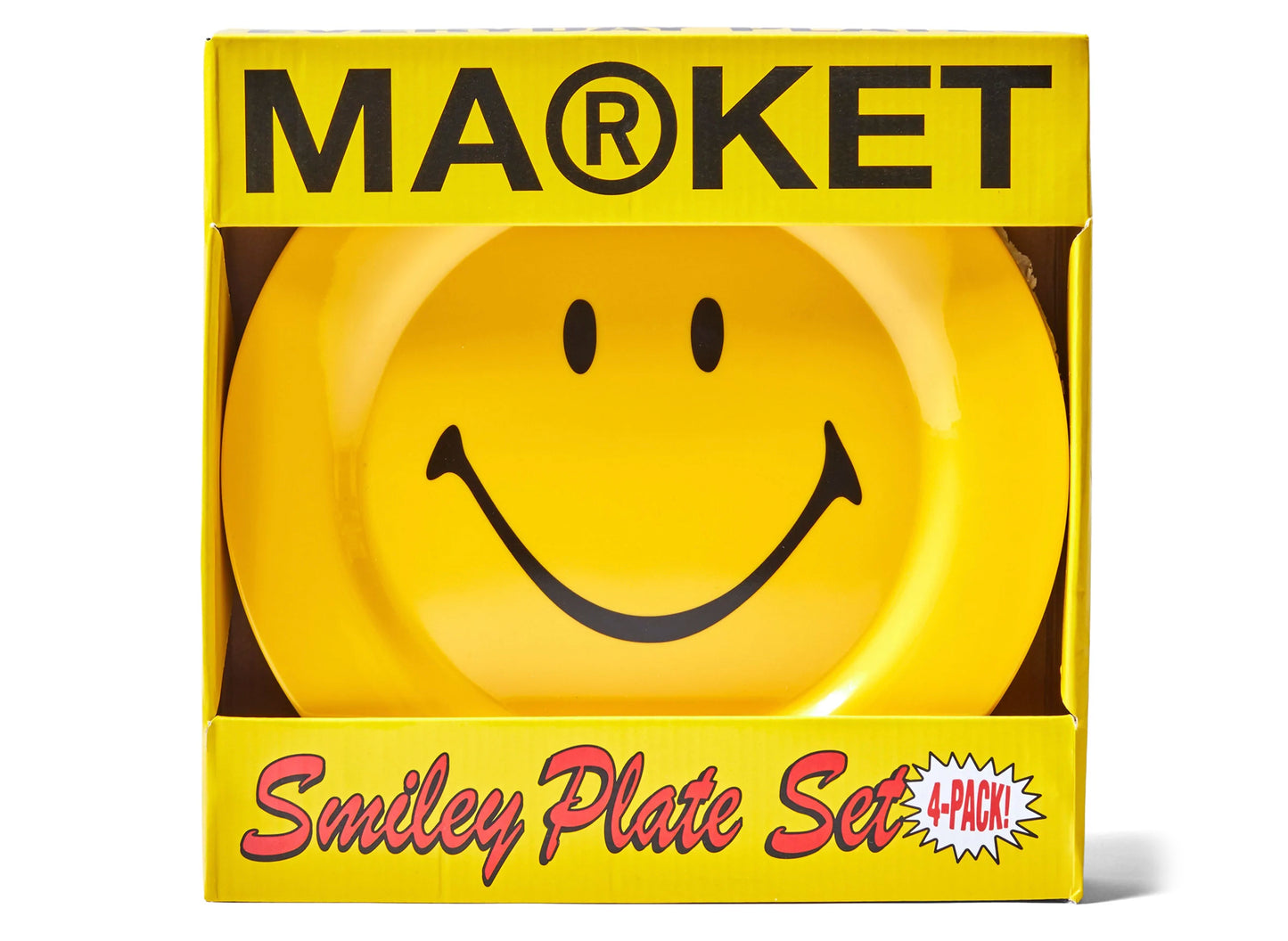 Market Smiley Plate 4 Piece Set - view 2