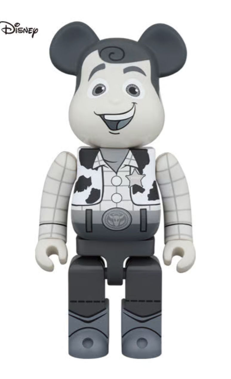 Medicom BE@RBRICK Woody 1000% 'Black & White Version'