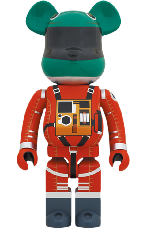 Medicom Toy 2001: A Space Odyssey Space Suit Green Helmet 1000% BE@RBRICK