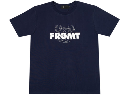 Medicom Toy Be@rbrick x fragmentdesign Camiseta con logo estampado 2020 en azul marino