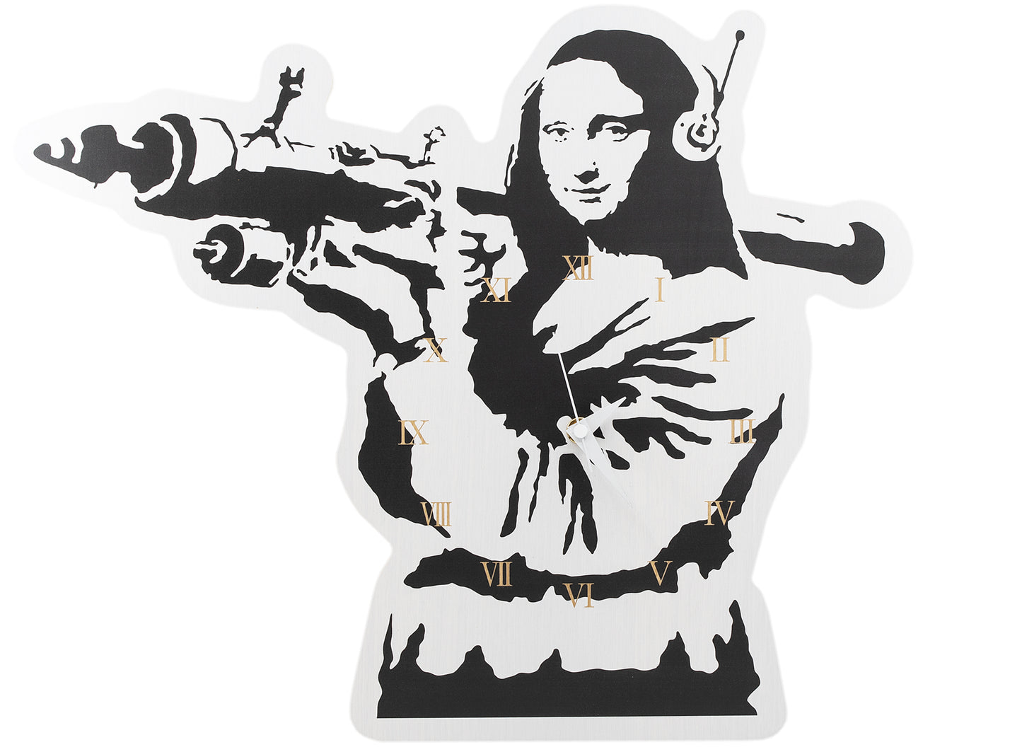 Medicom Toy x Brandalism x Banksy Karimoku Wall Clock