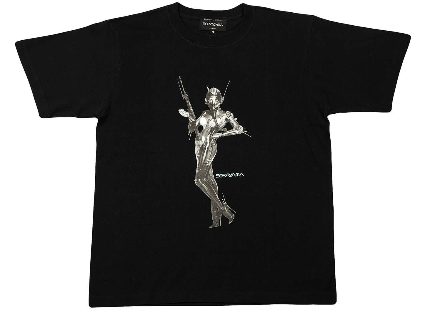 Medicom Toy x Hajime Sorayama Manga Corta 'Negro'