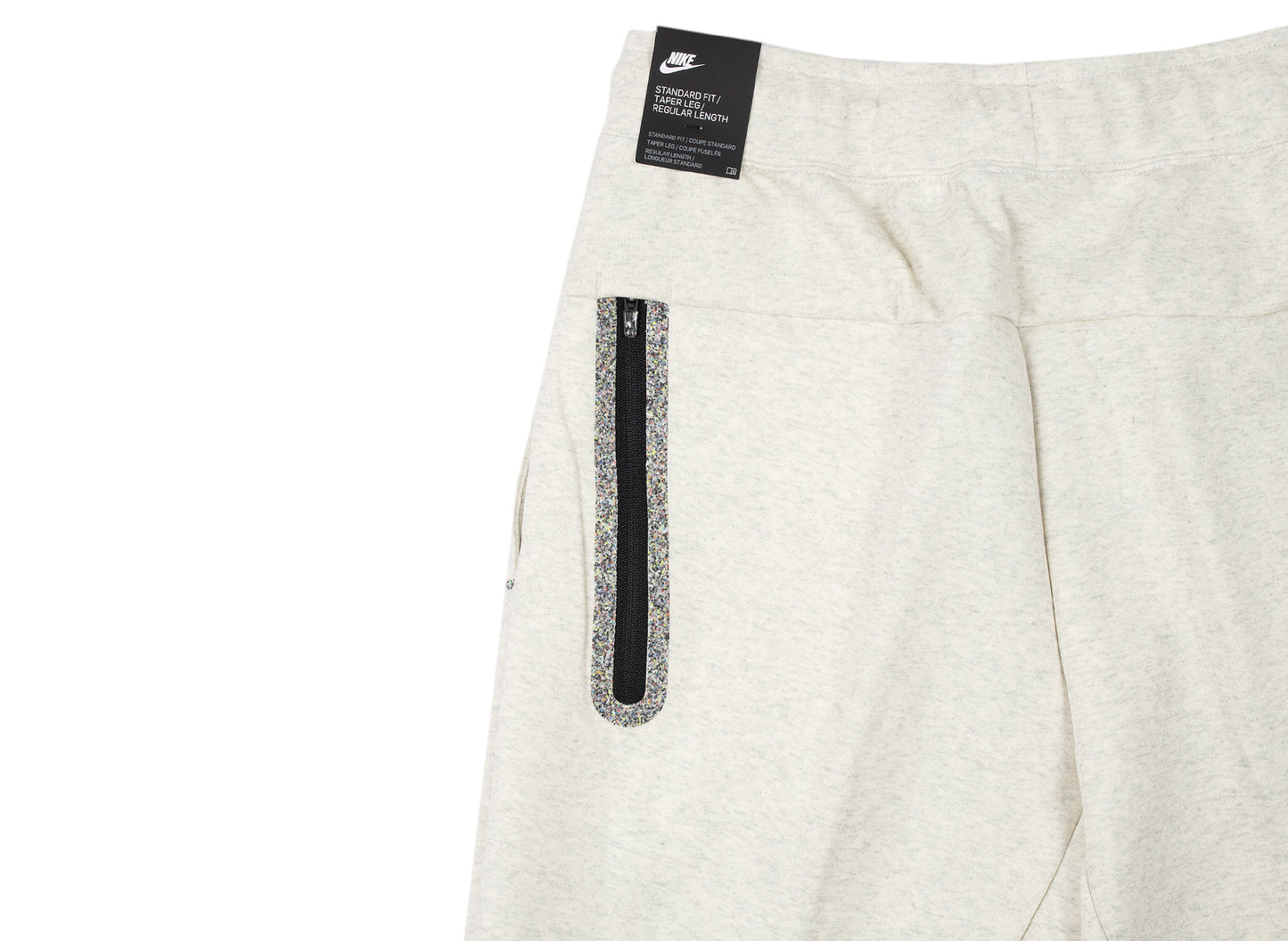 Men's Nike Sportswear Tech Fleece Pants in White / Heather