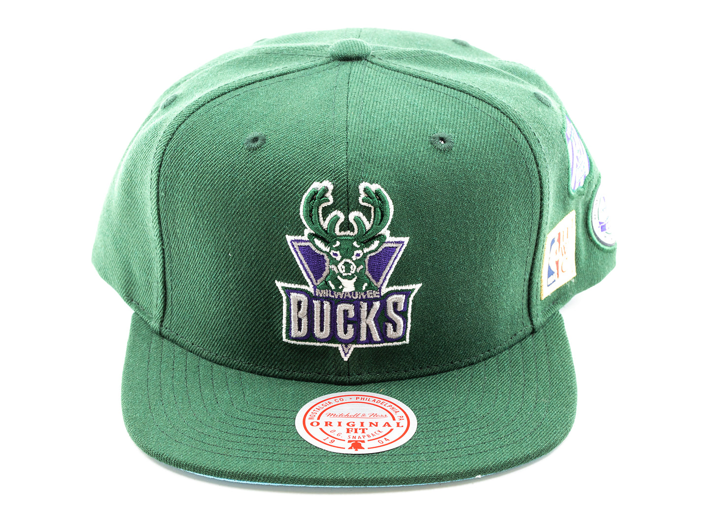 Mitchell & Ness Blue Under Finals Snapback HWC Milwaukee Bucks