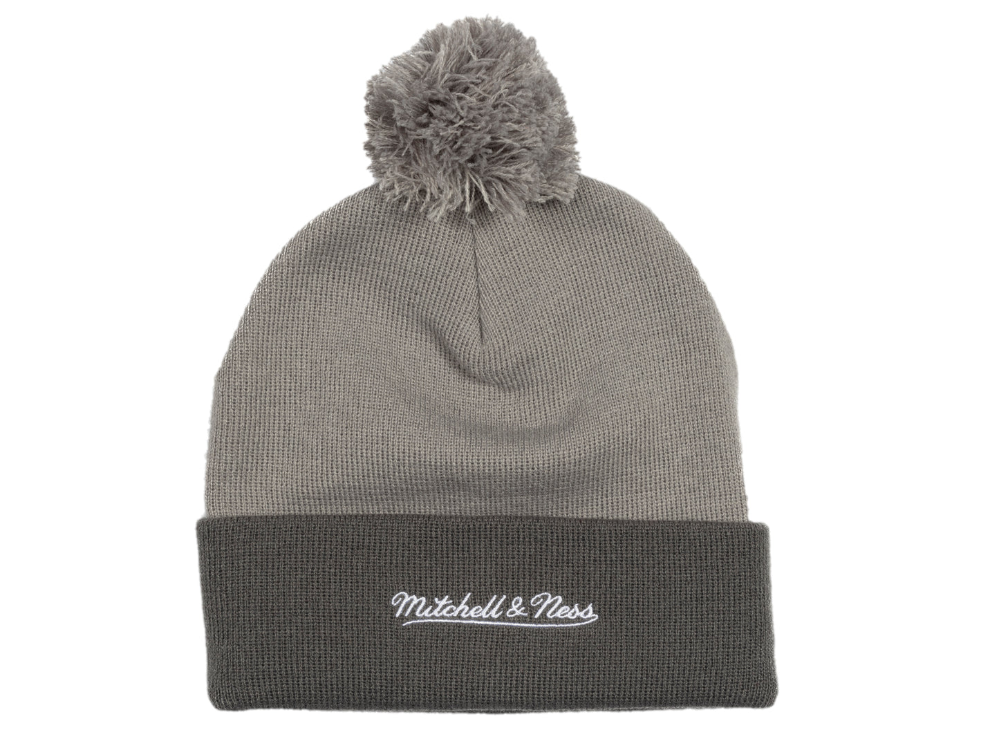 Mitchell & Ness NBA Cool Grey Knit Bulls Beanie