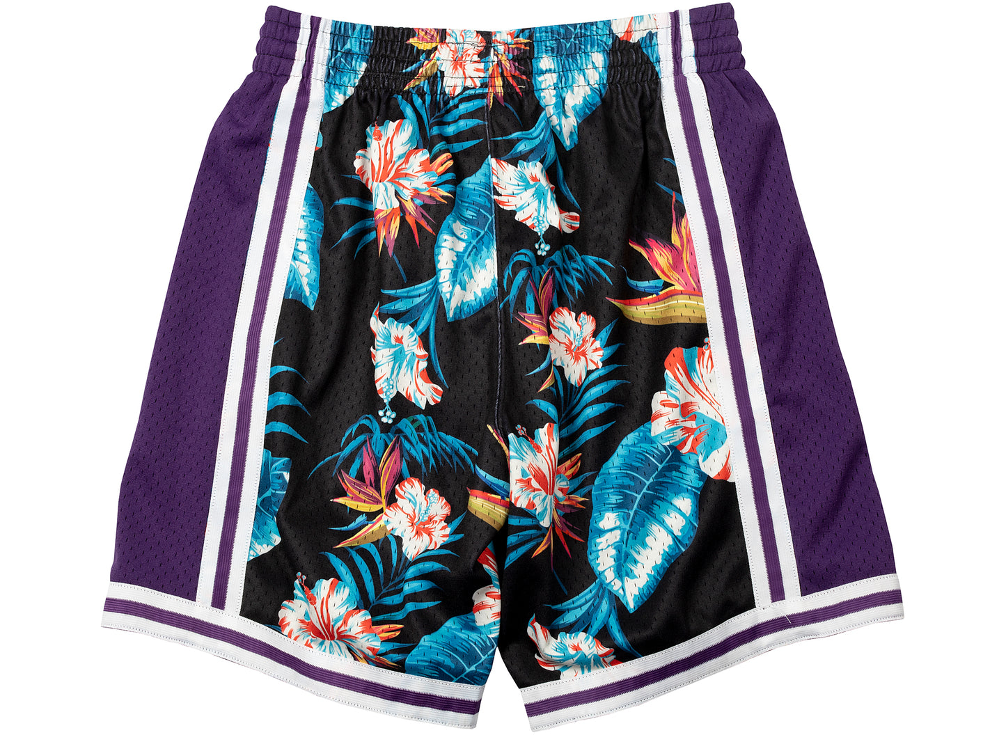 MITCHELL & NESS NBA FLORAL SHORTS lakers