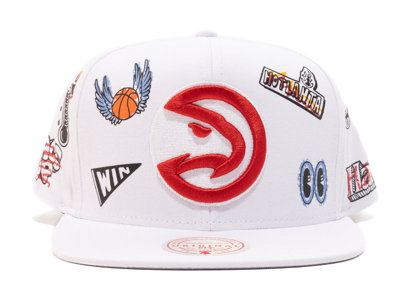 Mitchell & Ness NBA Hand Drawn Hawks Snapback