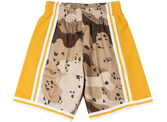 Mitchell & Ness NBA Lakers '84 Camo Reflective Swingman Shorts