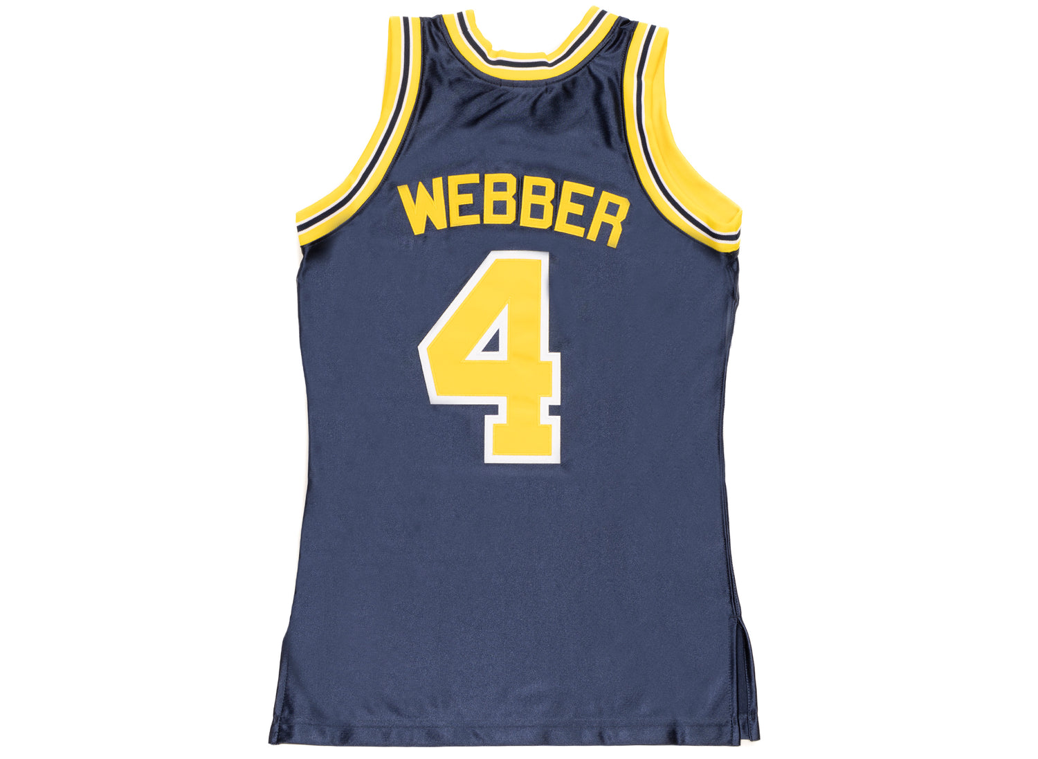 Mitchell & Ness NCAA Michigan 1991 Chris Webber Road Jersey - view 2