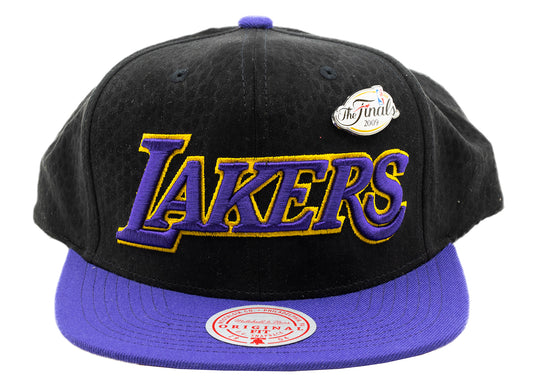 Mitchell & Ness Pinned Lakers Snakeskin Snapback