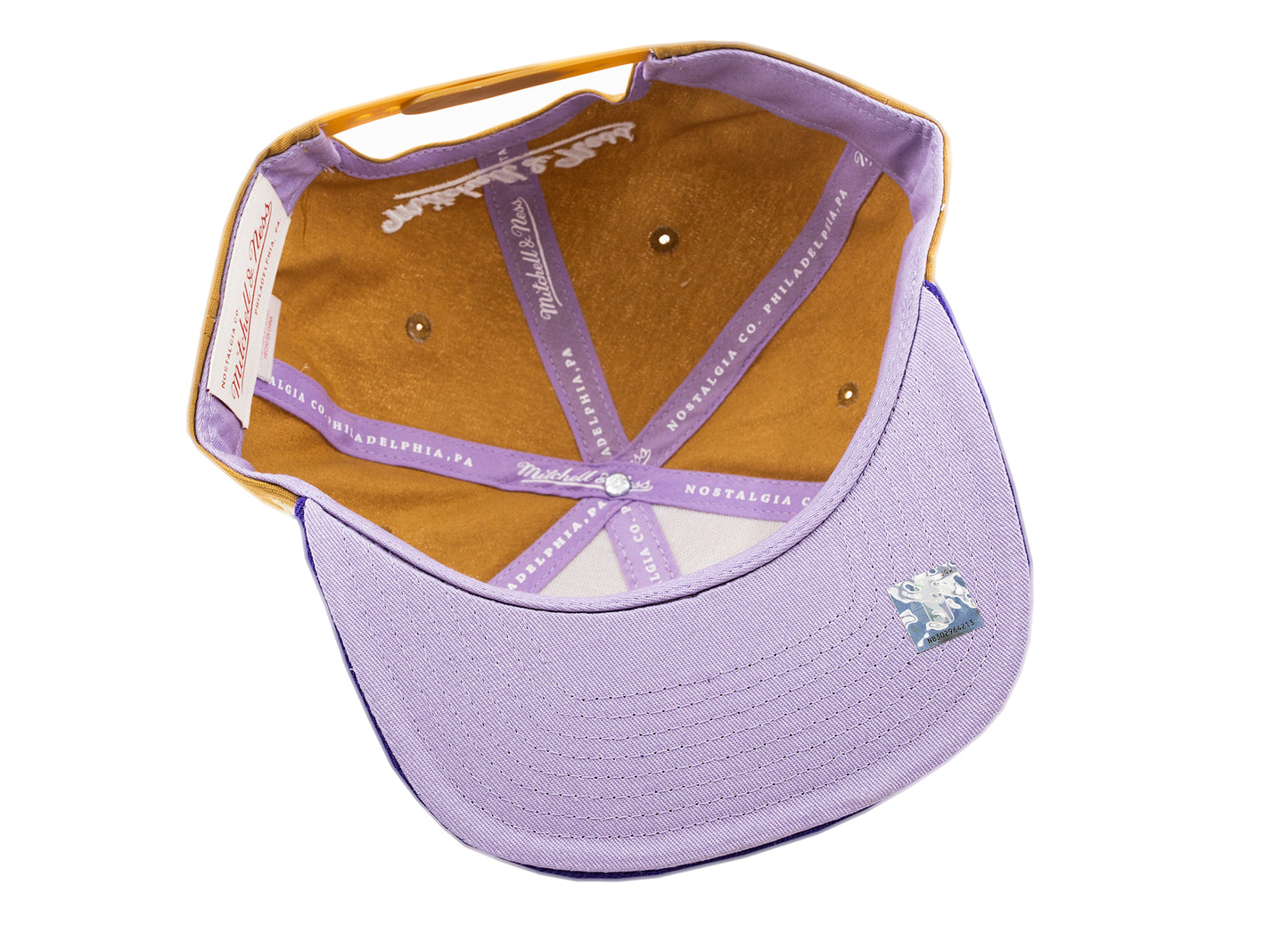 Mitchell & Ness Purple Under Finals Snapback HWC NY Knicks