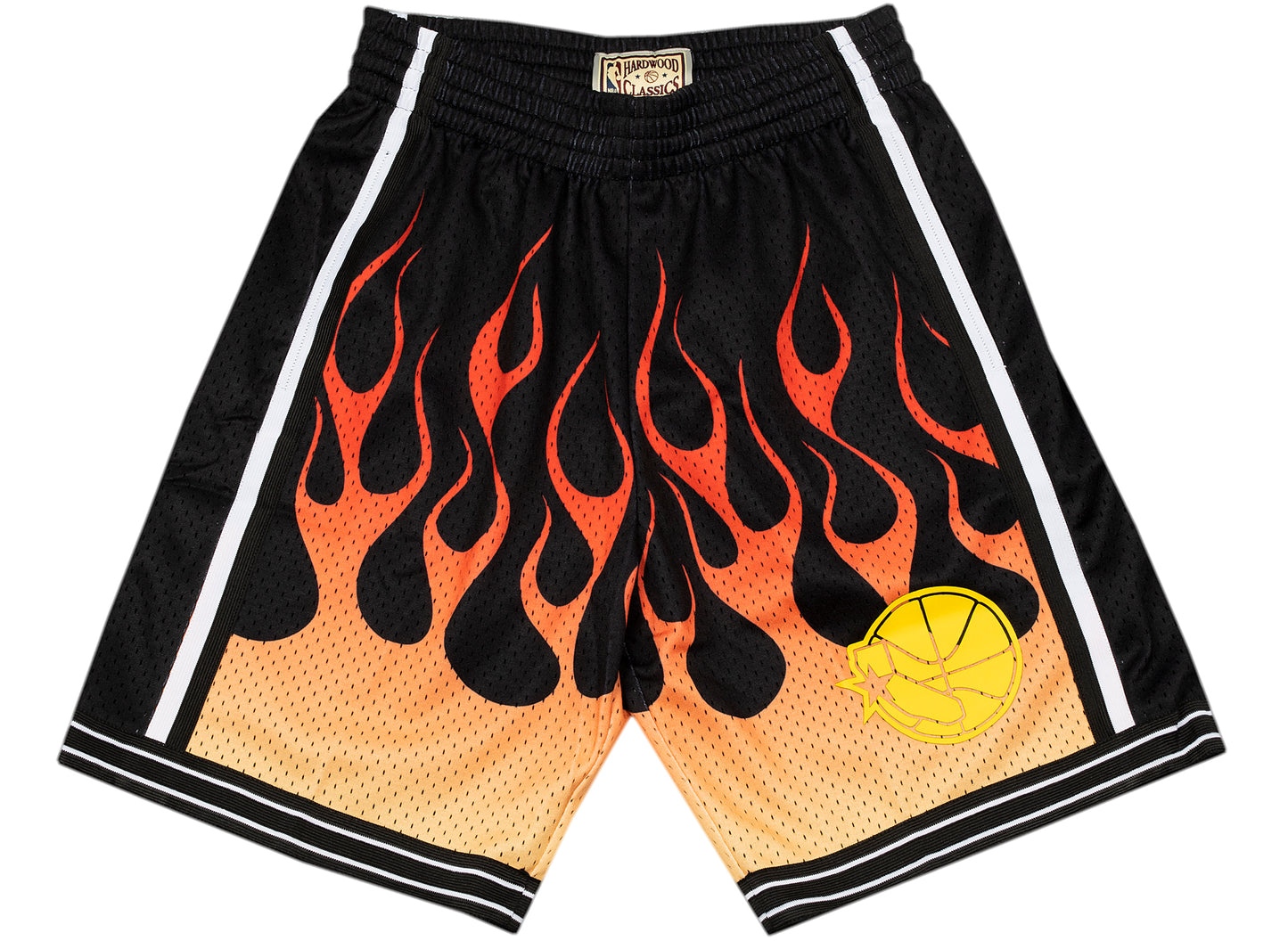 Pantalones cortos Mitchell & Ness Swingman Golden State Warriors 1995-96 Flame