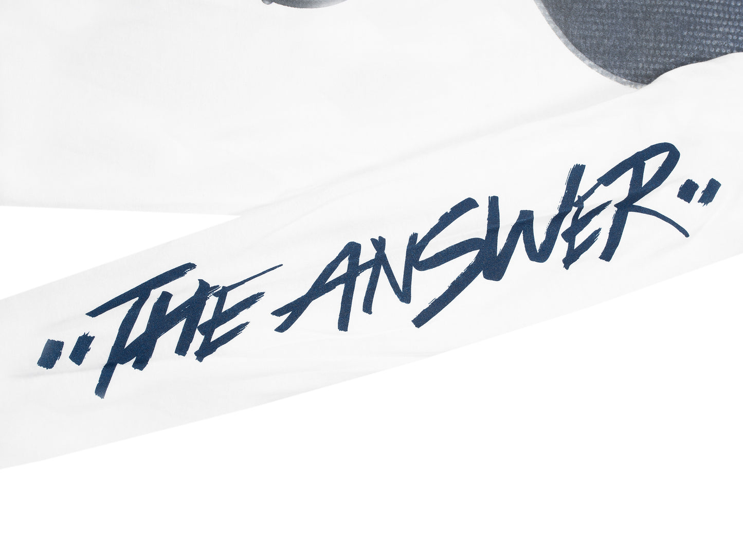 Mitchell & Ness What's The Question Georgetown Allen Iverson Tee in White