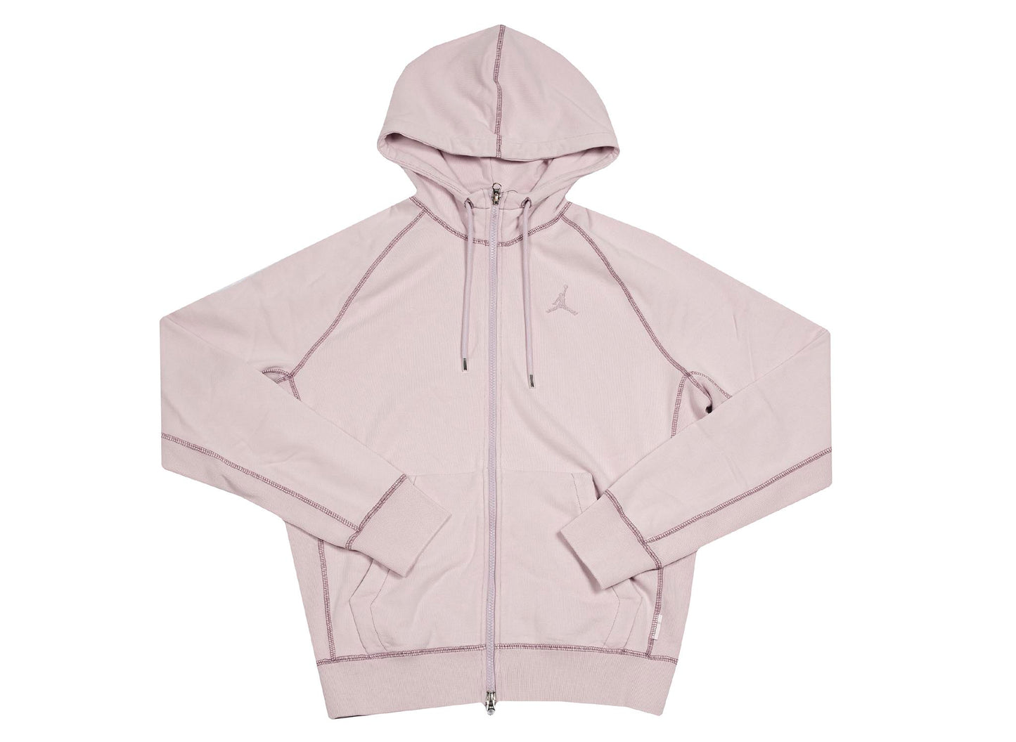 Sudadera de felpa con capucha y cremallera completa MJ Washed Wings 'Iced Lilac'