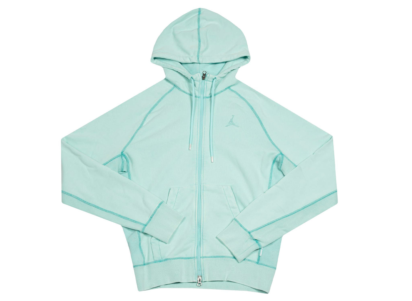 Sudadera polar con cremallera completa MJ Washed Wings 'Light Aqua'