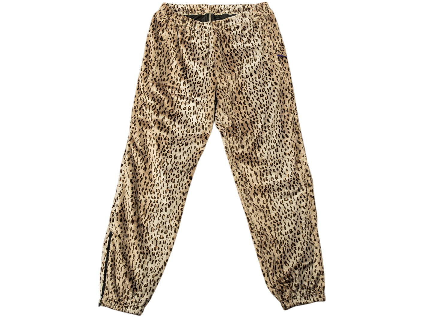 Needles Sportswear Zipped Sweatpants in Leopard